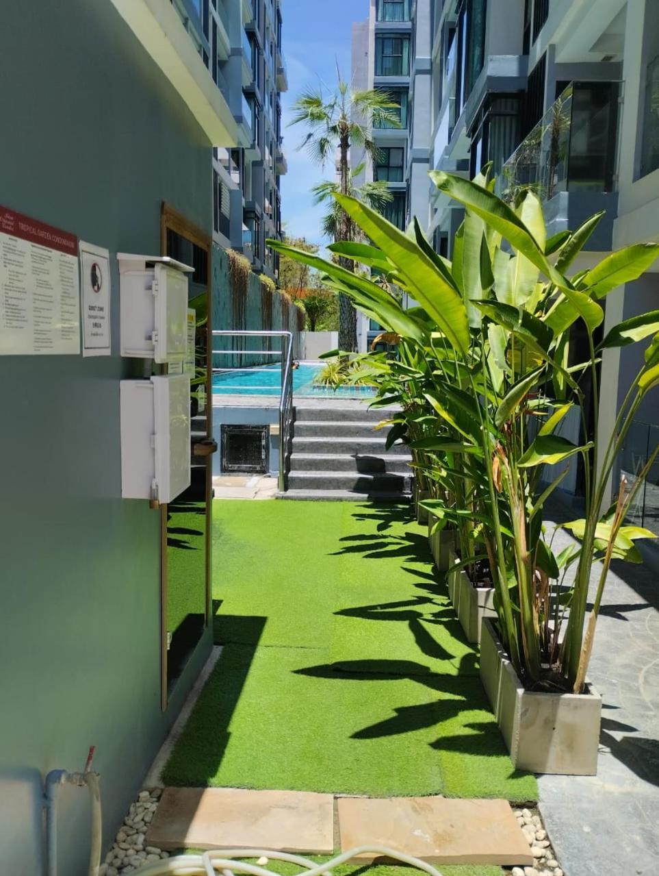 Двух-Комнатная Квартира В Кондоминимуме "Tropikal Garden" Pattaya Eksteriør billede
